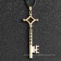 Wholesale Attack On Titan Necklace Key  Pendant Fashion Vintage Retro Anime Jewelry For Men Cosplay